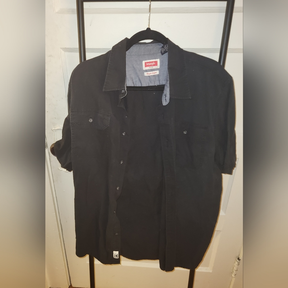 Wrangler mens large button shirt